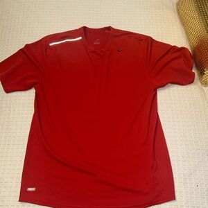 Nike Men's Vibrant Red Short Sleeve Tee